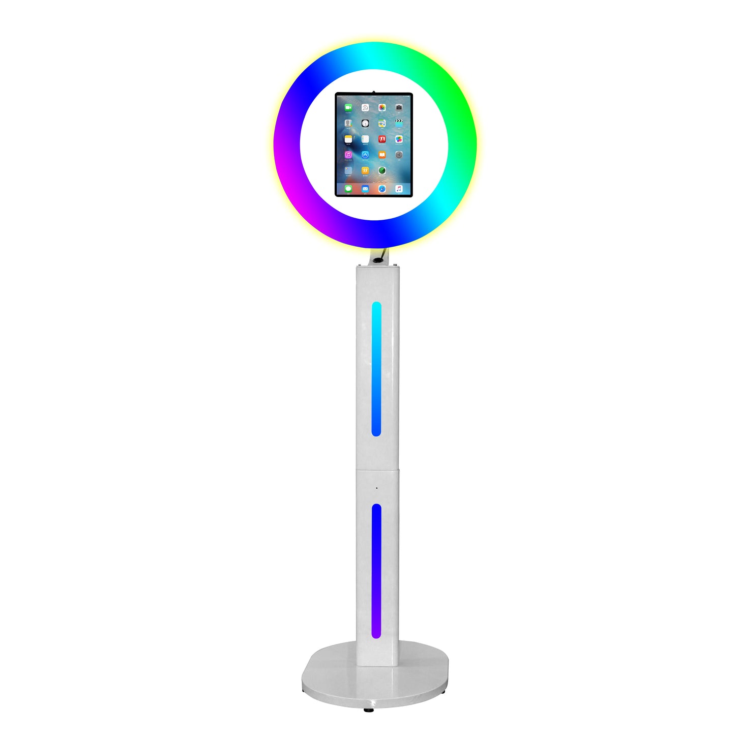 New Portable iPad Photo Booth Machine With RGB Led Light for 10.2/11/12.9 inch iPad Selfie Photobooth Machine for Party Wedding